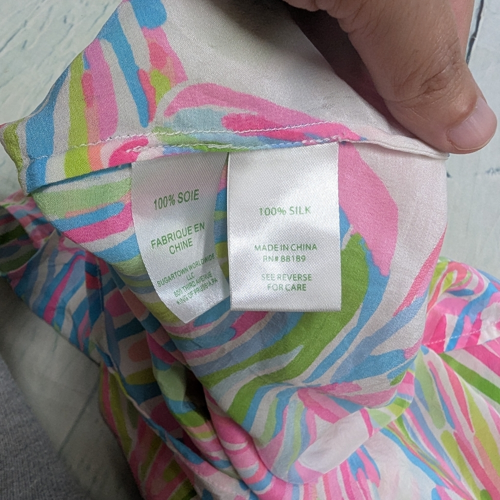Lilly Pulitzer Sill Sleeveless Blouse - Picture 7 of 8